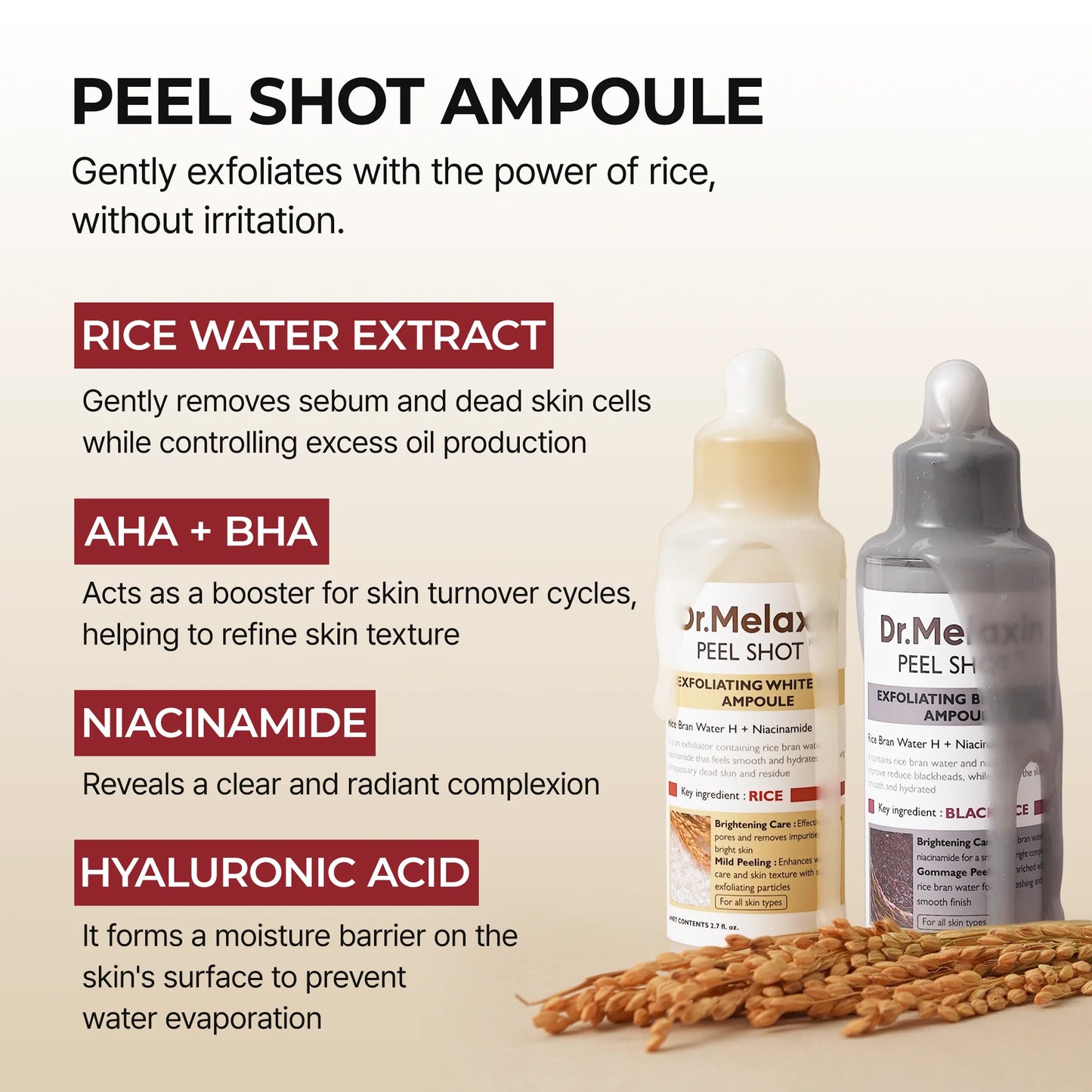 Peel Shot Glow Rice Line