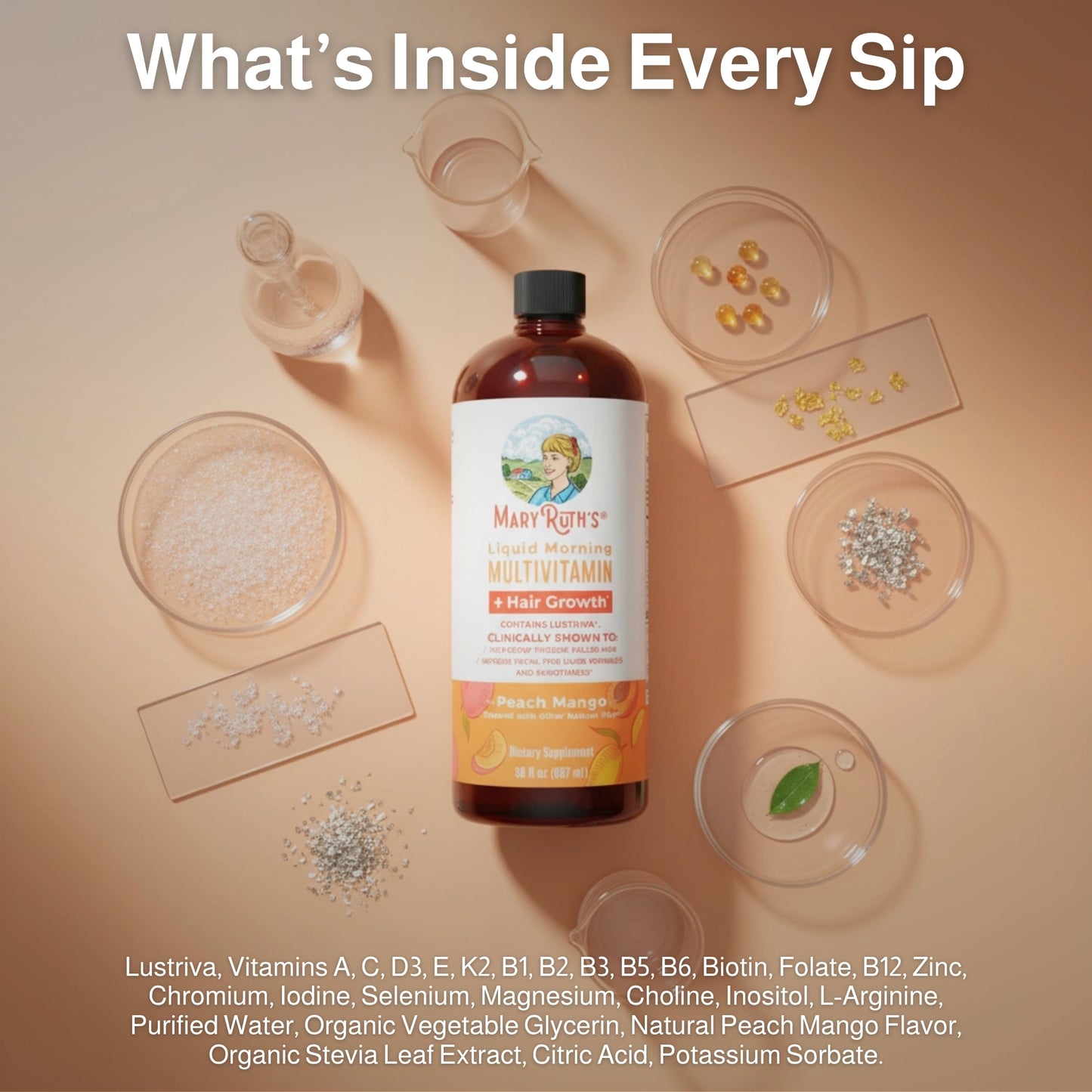 MaryRuth's Multivitamin + Hair Growth (450ml / 15.2 fl oz)